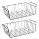 Metaltex Metaltex Babette Hang Panier 40x26x14 cm noir 2 pièces