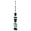 Metaltex Metaltex Cleany Toilet Brush + support 13x8x47 cm en acier inoxydable noir