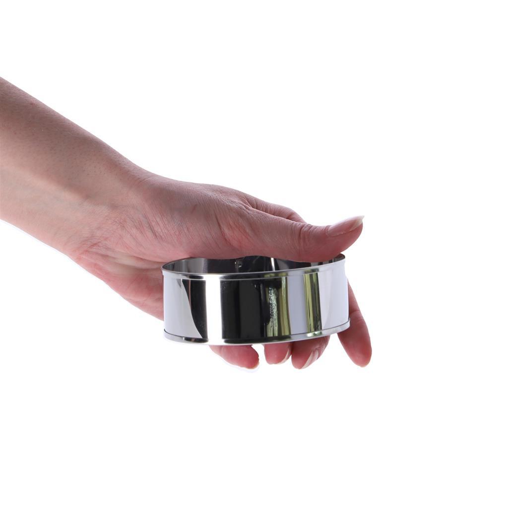 Metaltex Metaltex Baking Anneaux de 8,5x3,2 cm 2 pièces d'acier inoxydable