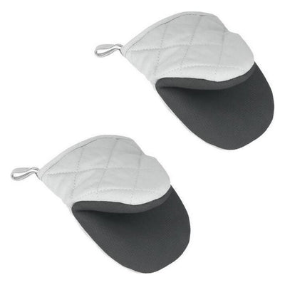 Gants de four en coton metaltex metaltex 14x14 cm blanc 2 pièces