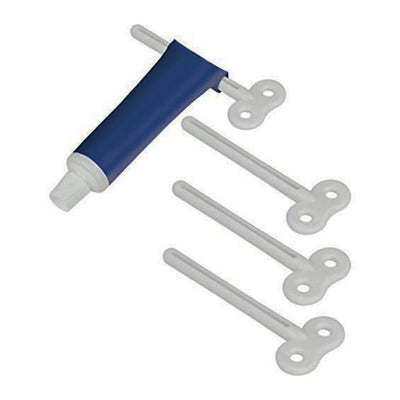 Keytes tube metaltex metaltex 4 pièces blanches