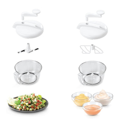 Metaltex Metaltex Kitchen Aiders TOPEDO Slacentrifugeur blanc transparent