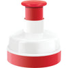 Metaltex Metaltex Kitchen Aiders Hamburgerpers 11 cm Rouge blanc