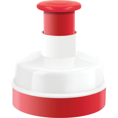Metaltex Metaltex Kitchen Aiders Hamburgerpers 11 cm Rouge blanc