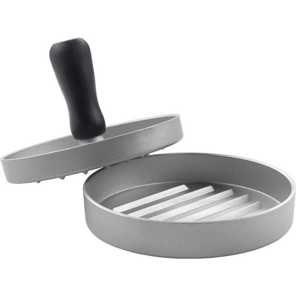 Metaltex Metaltex Kitchen Aiders Hamburgerpers 11,5 cm en acier noir