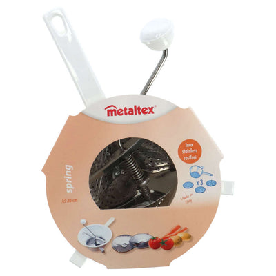 Metaltex Metaltex passe 20 cm en acier inoxydable blanc