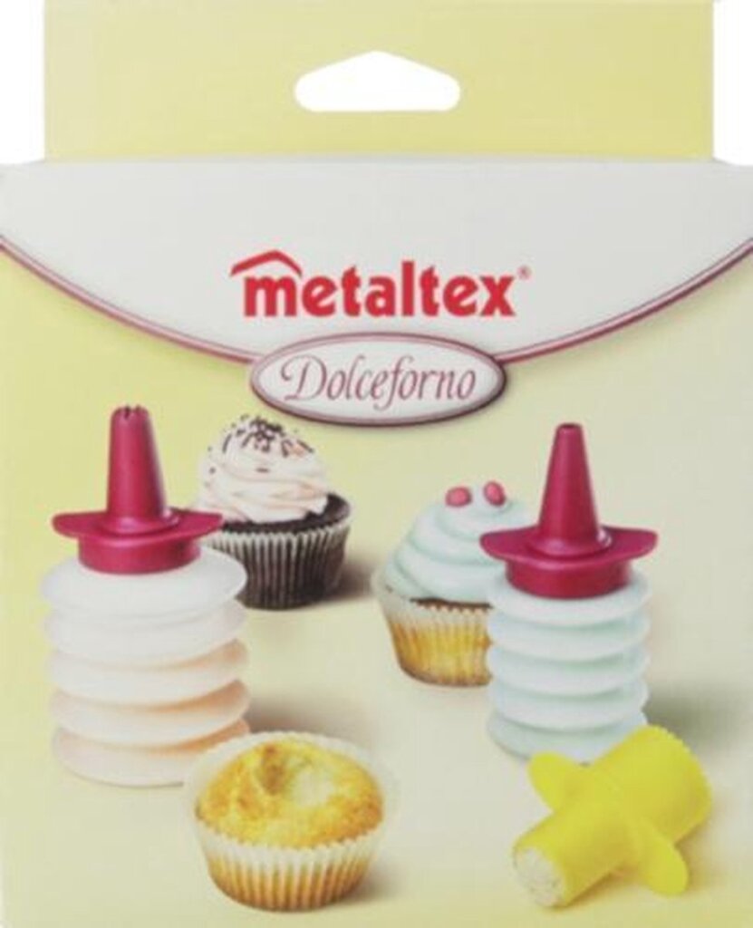 Metaltex Metaltex Decoration Set Dolceforno 9 x 7 cm transparent