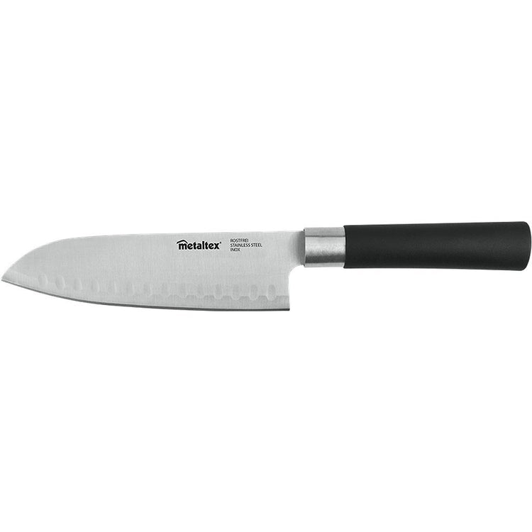 Metaltex Metaltex Asie Santokumes 30 cm en acier inoxydable noir