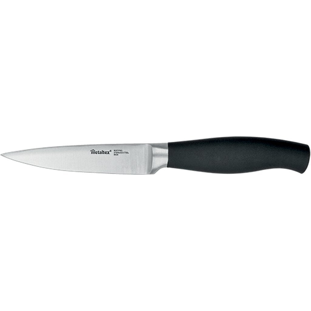 Metaltex Metaltex Comfort Kitchen Couteau 20 cm en acier inoxydable noir