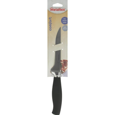 Metaltex Metaltex Comfort Meat Couteau de viande 28 cm en acier inoxydable noir