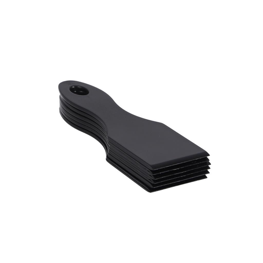 Metaltex Metaltex Gourmet spatules 14 cm 6 pièces nylon noir
