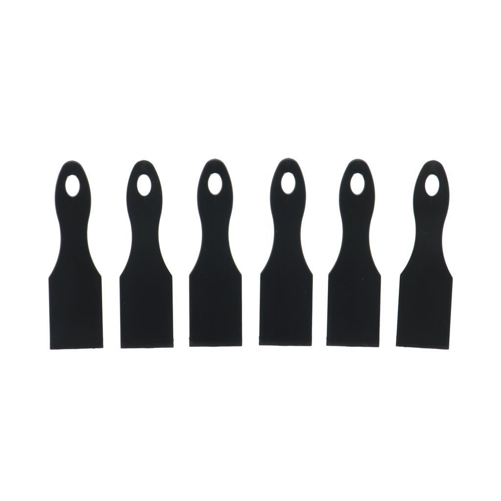 Metaltex Metaltex Gourmet spatules 14 cm 6 pièces nylon noir