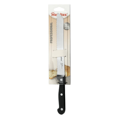 Metaltex Metaltex Professional Broodmes 32,5 cm en acier inoxydable noir
