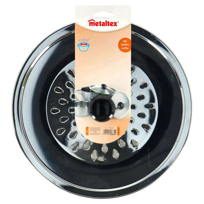 Metaltex Metaltex Anti Splash Cover 21-29 cm en acier inoxydable