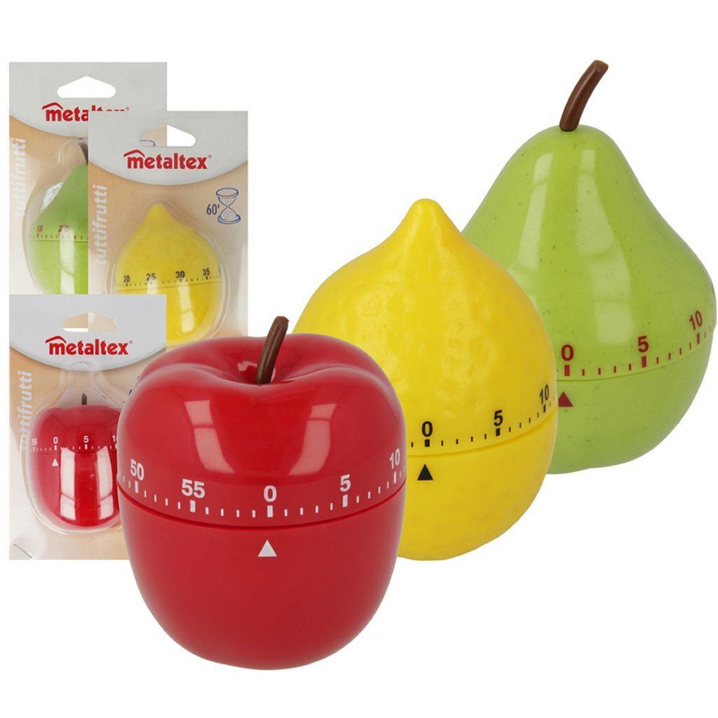 Metaltex Metaltex Kitchen Timer Fruit 60 minutes différentes versions