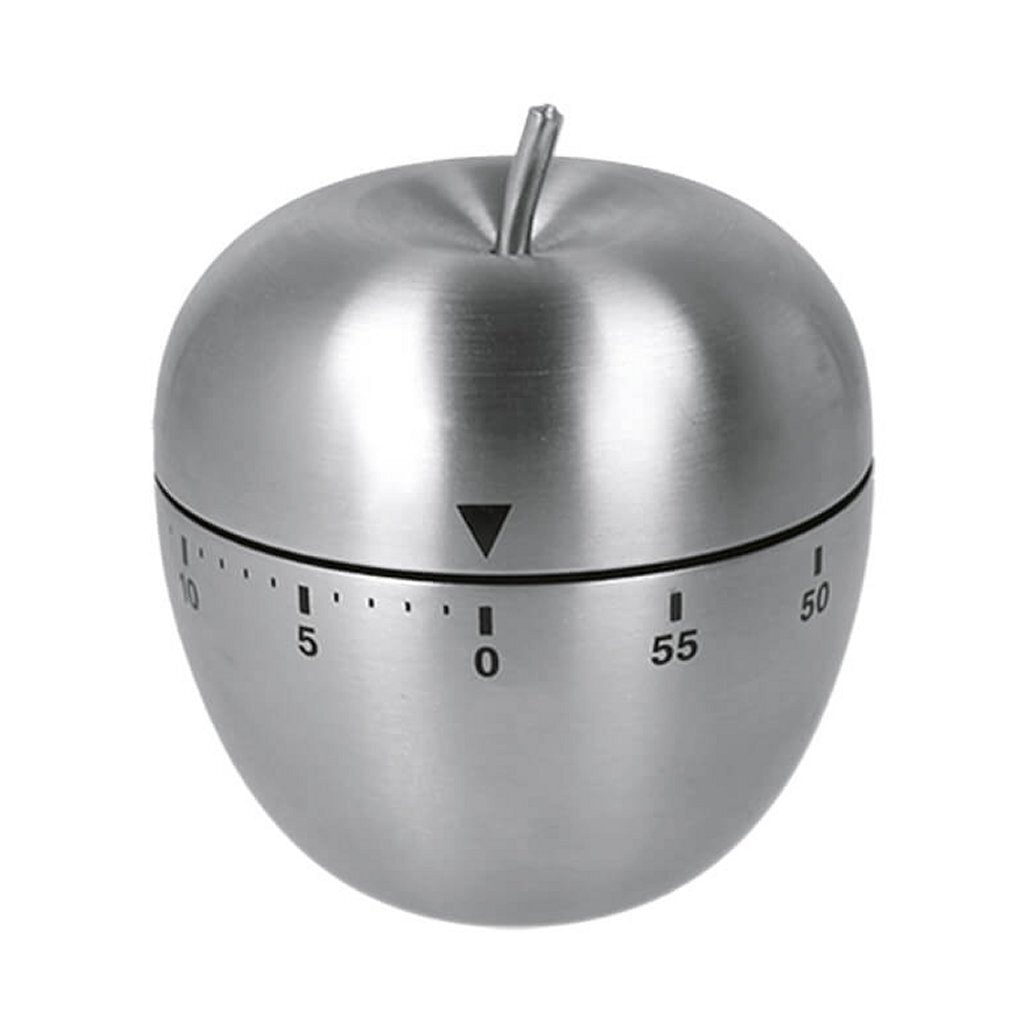 Metaltex Metaltex Timer en acier inoxydable pomme 60 minutes