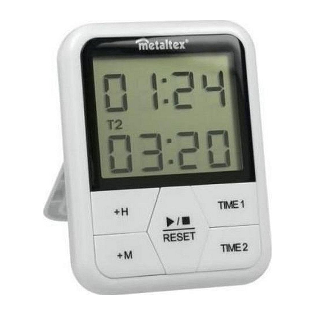 Metaltex Metaltex Timer numérique 11x8 cm blanc