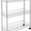 Tomado-Metaltex Metaltex Slim de Luxe Rangement Cart avec 3 paniers métalliques
