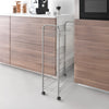 Tomado-Metaltex Metaltex Slim de Luxe Rangement Cart avec 3 paniers métalliques
