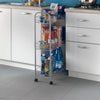 Tomado-Metaltex Metaltex Slim de Luxe Rangement Cart avec 3 paniers métalliques