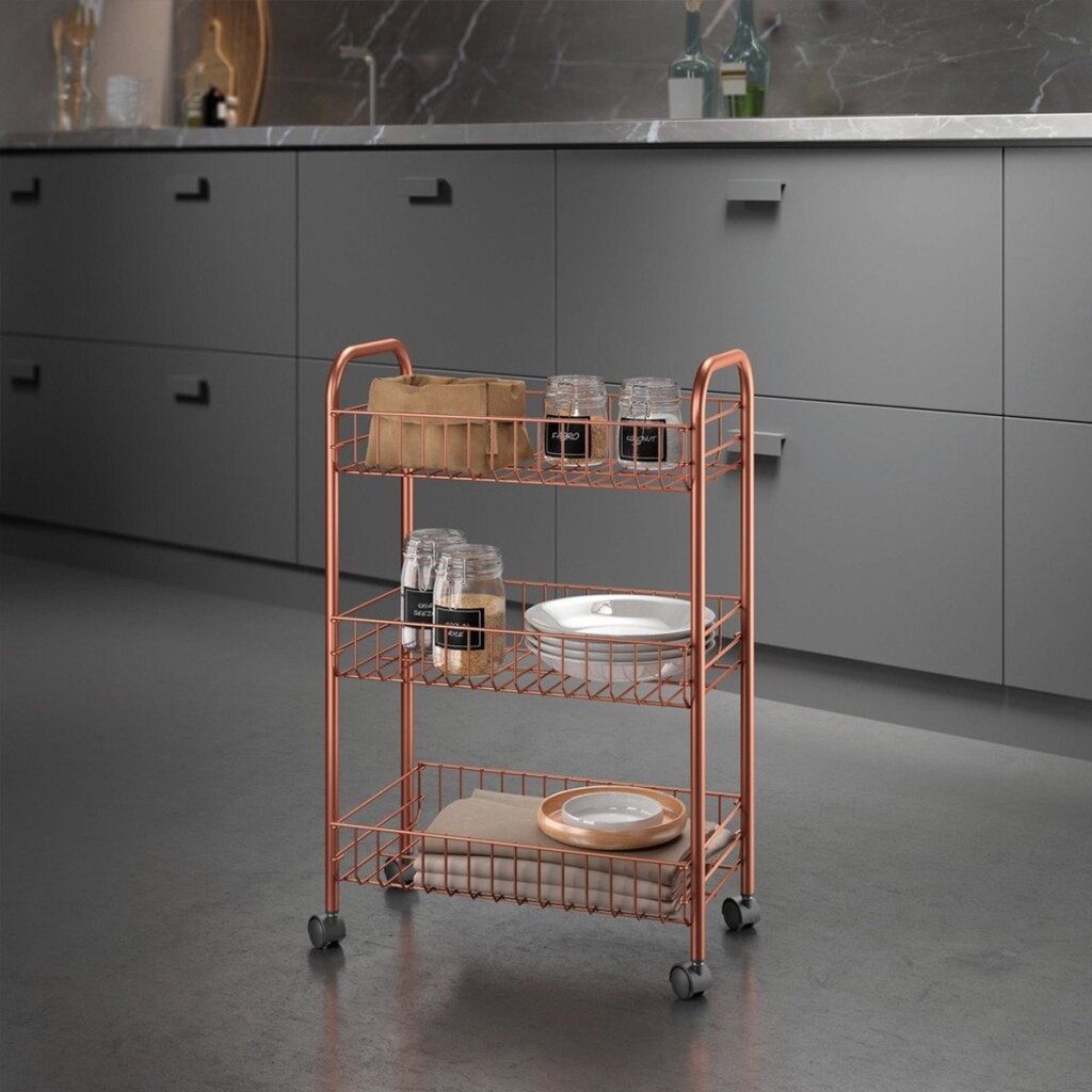 Metaltex Metaltex Salle de bain Kitchen Trolley Lugano Copper