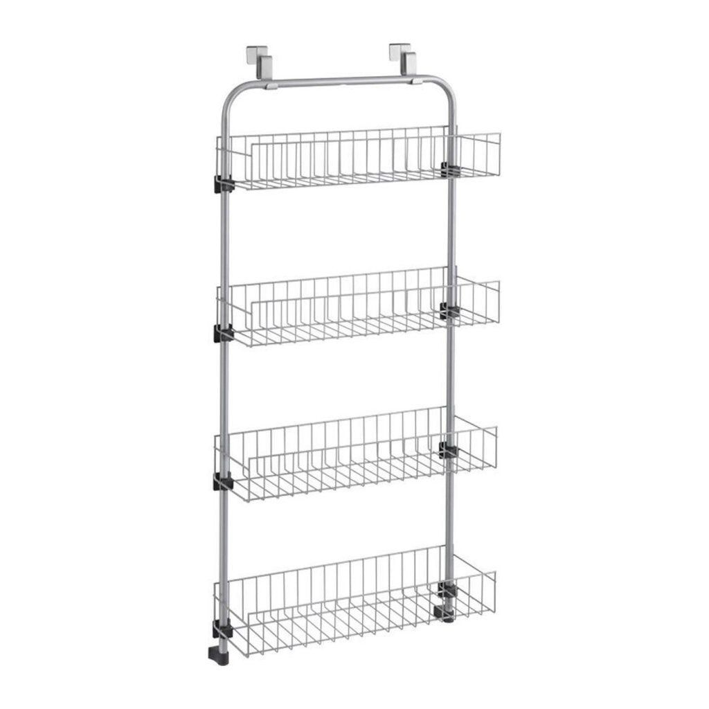 Metaltex Metaltex Porte Rack 4 étages 17x45x103 cm en argent métal