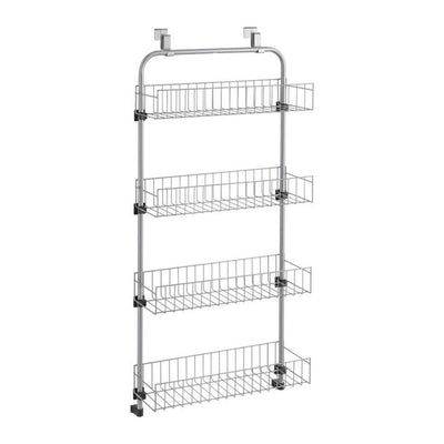 Metaltex Metaltex Porte Rack 4 étages 17x45x103 cm en argent métal