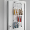 Tomado-Metaltex Tomado-Metaltex au-dessus de la porte Space Saver Chaussures @ par plancher de chaussure pour la porte Silver