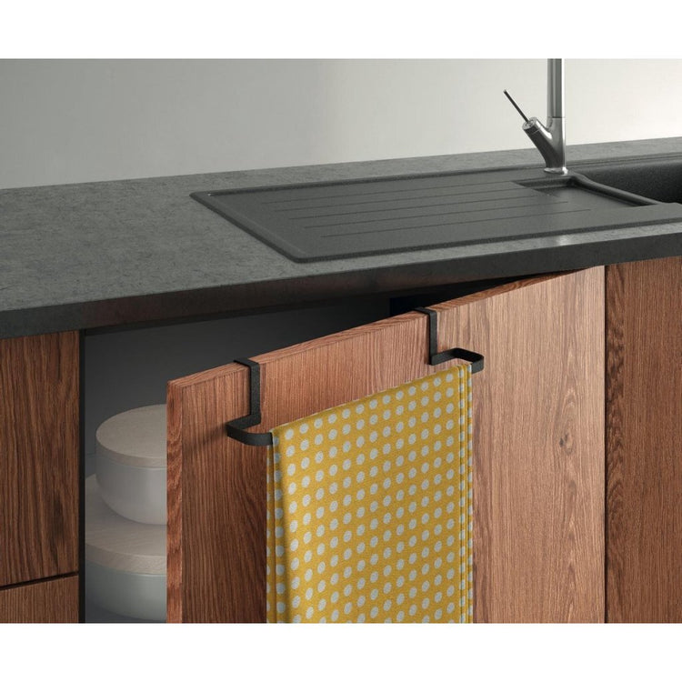 Metaltex Metaltex Galileo Towel Holder 30x8x5 cm noir