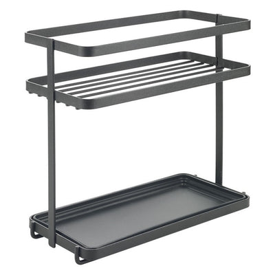 Metaltex Metaltex Herb Rack 2 étages 23x11x22 cm en métal noir
