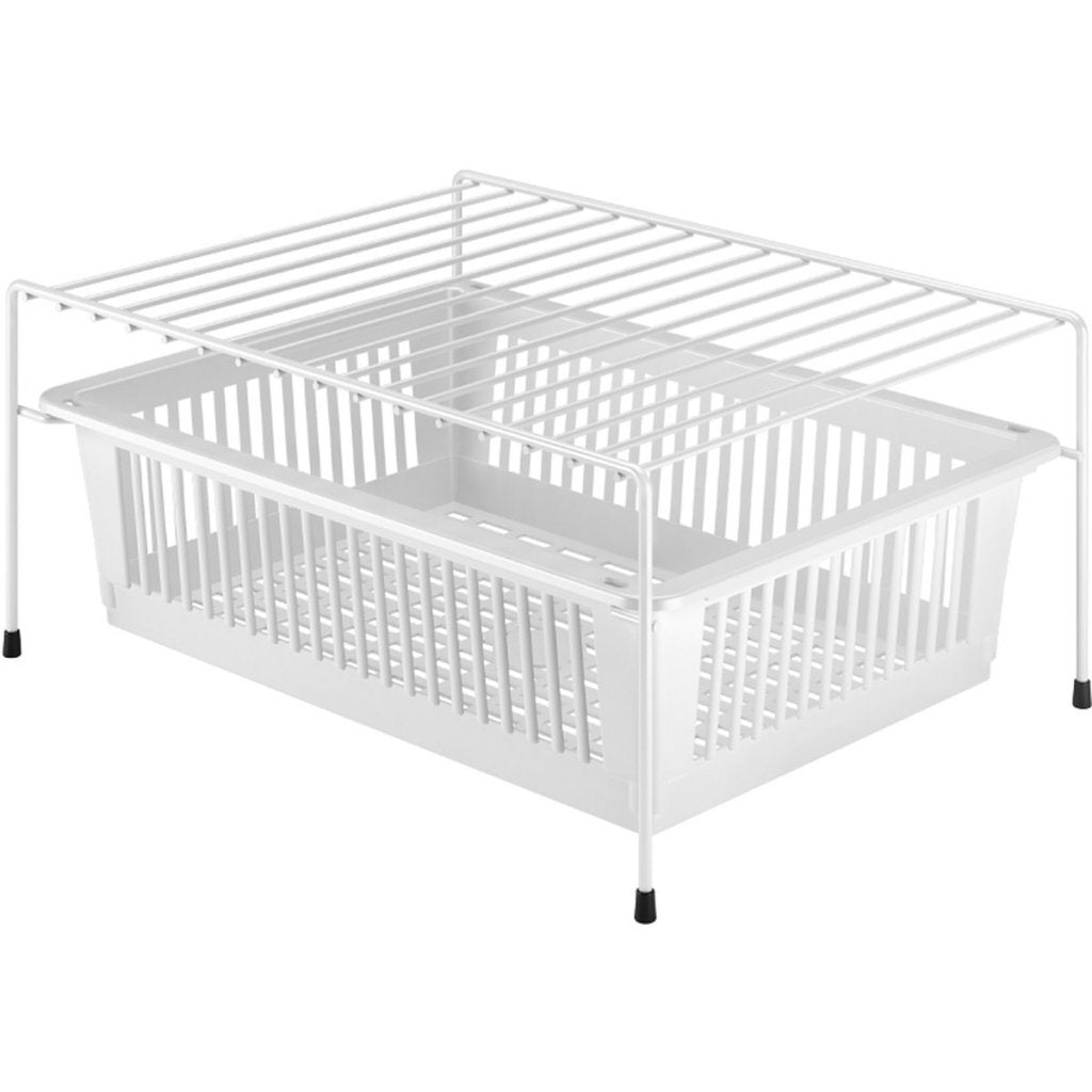 Metaltex Metaltex Rek + panier 33x45x20 cm blanc