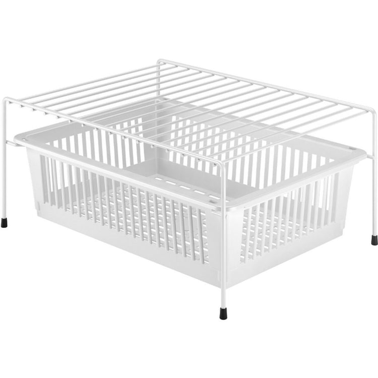 Metaltex Metaltex Rek + panier 33x45x20 cm blanc