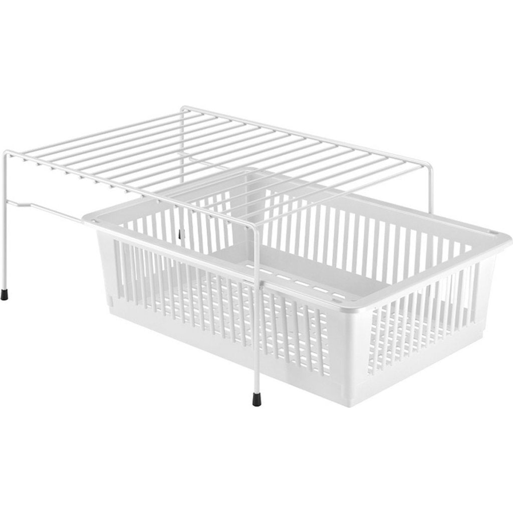 Metaltex Metaltex Rek + panier 33x45x20 cm blanc