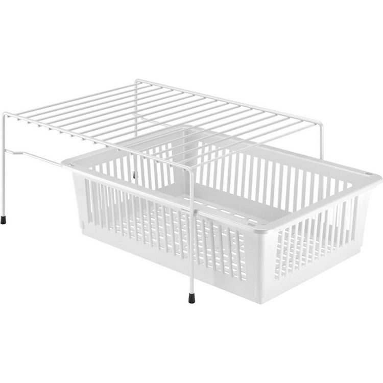 Metaltex Metaltex Rek + panier 33x45x20 cm blanc