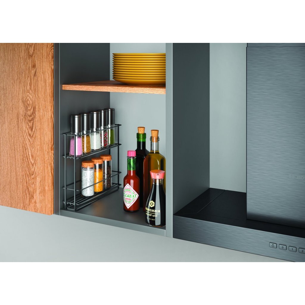 Metaltex Metaltex Rack à épice extensible noir
