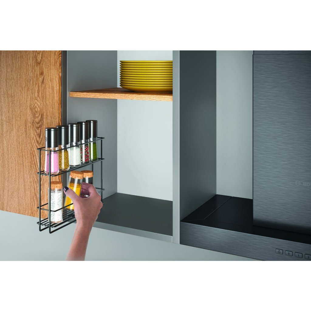 Metaltex Metaltex Rack à épice extensible noir