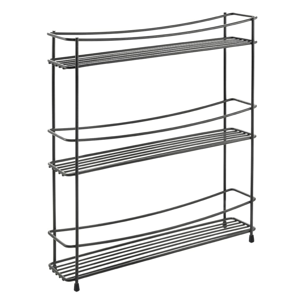 Metaltex Metaltex Kumino Spice Rack 3 étages Matt Black Metal