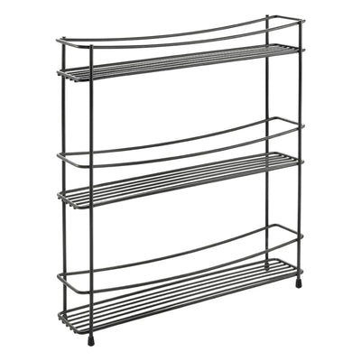 Metaltex Metaltex Kumino Spice Rack 3 étages Matt Black Metal