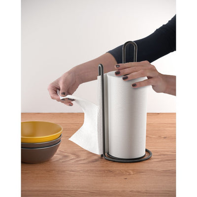 Metaltex Metaltex Kitchen Roll Solder 15x32 cm noir