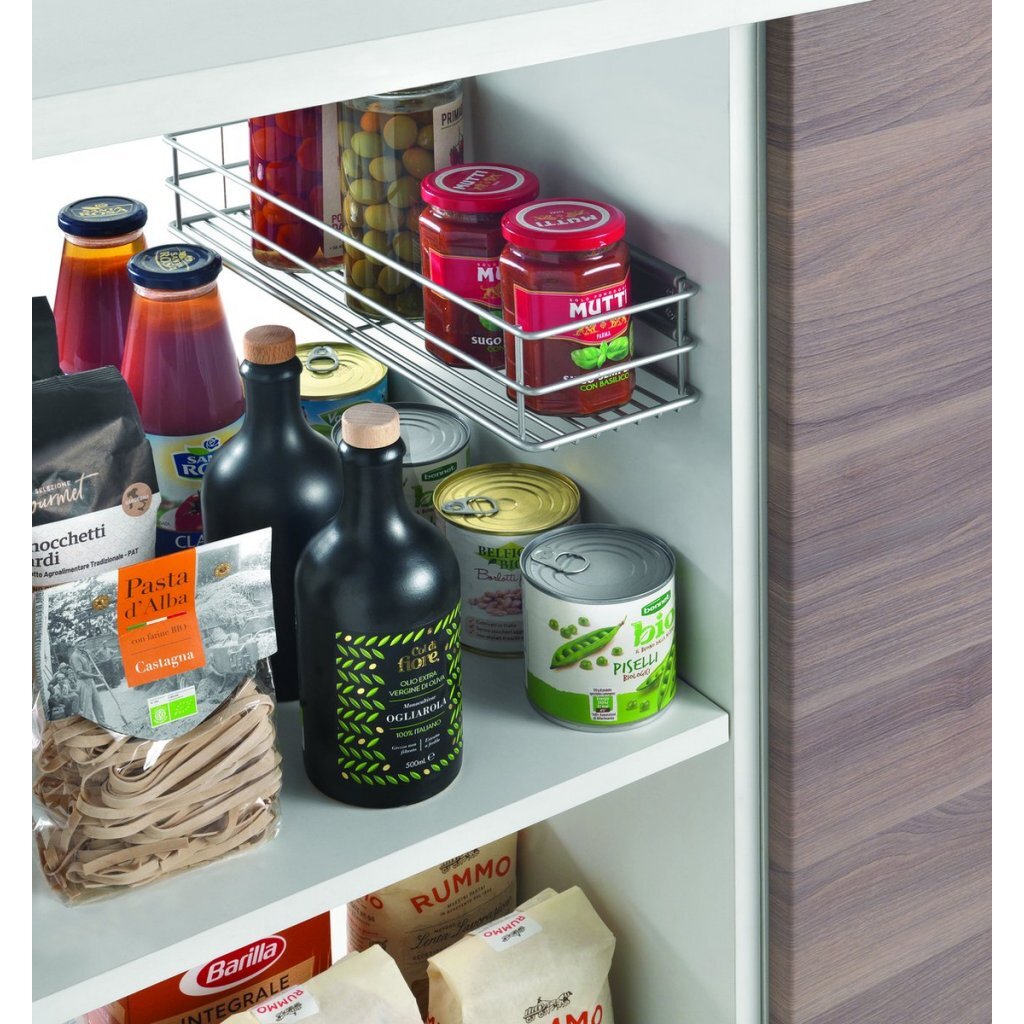 Metaltex Metaltex Kitchen Sliding Panier 12x42x7 cm argent