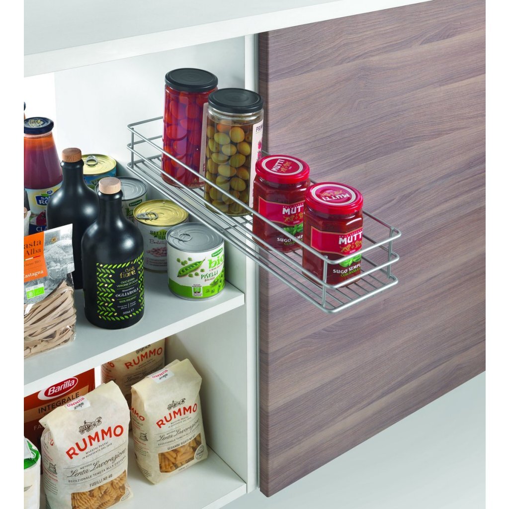 Metaltex Metaltex Kitchen Sliding Panier 12x42x7 cm argent