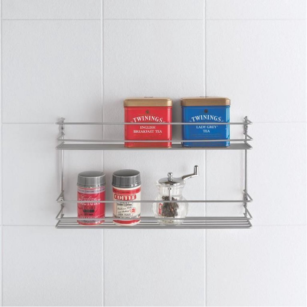 Metaltex Metaltex Space Saver Kitchen pepito Herb Rack 2 étages 36x8x19 cm argent