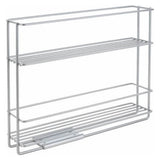Metaltex Metaltex Space Saver Kitchen extensible d'épices Rack 6x28x22 cm argent - afbeelding 1