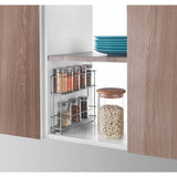 Metaltex Metaltex Space Saver Kitchen extensible d'épices Rack 6x28x22 cm argent - afbeelding 4