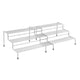 Metaltex Metaltex Kitchen Rack à herbes coulissantes en 2 parties 28 55x23x13 cm argent