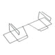 Metaltex Metaltex Houseing Foule Holder 33x12x9 cm Silver