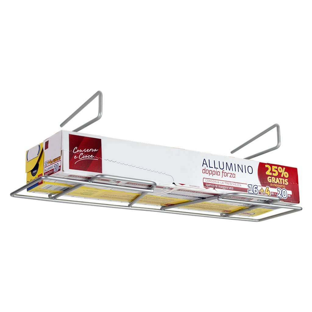 Metaltex Metaltex Houseing Foule Holder 33x12x9 cm Silver
