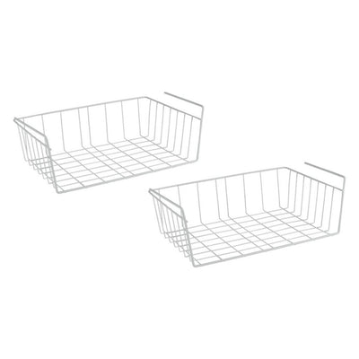 Metaltex Metaltex Babette Paniers suspendus 40x26x14 cm 2 pièces blanches