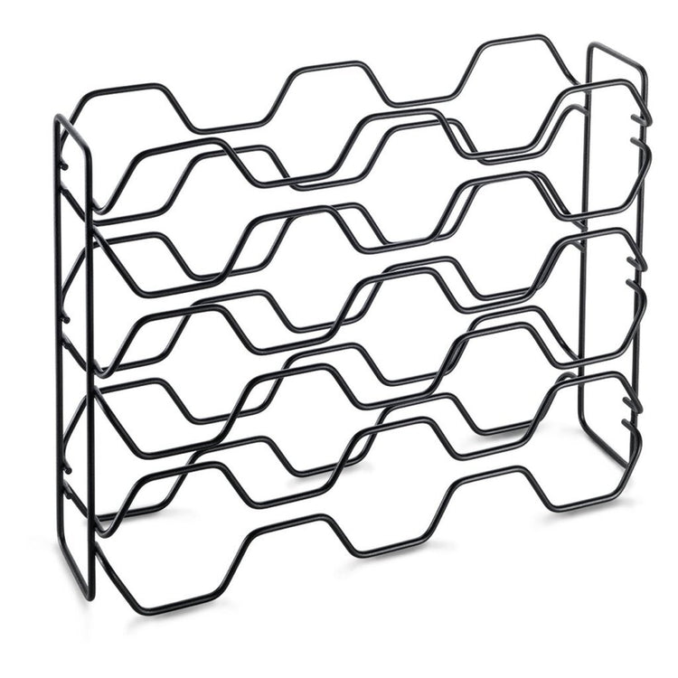 Metaltex Metaltex Bas-Rack Hexagon pour 15 bouteilles 43x12x34 noir