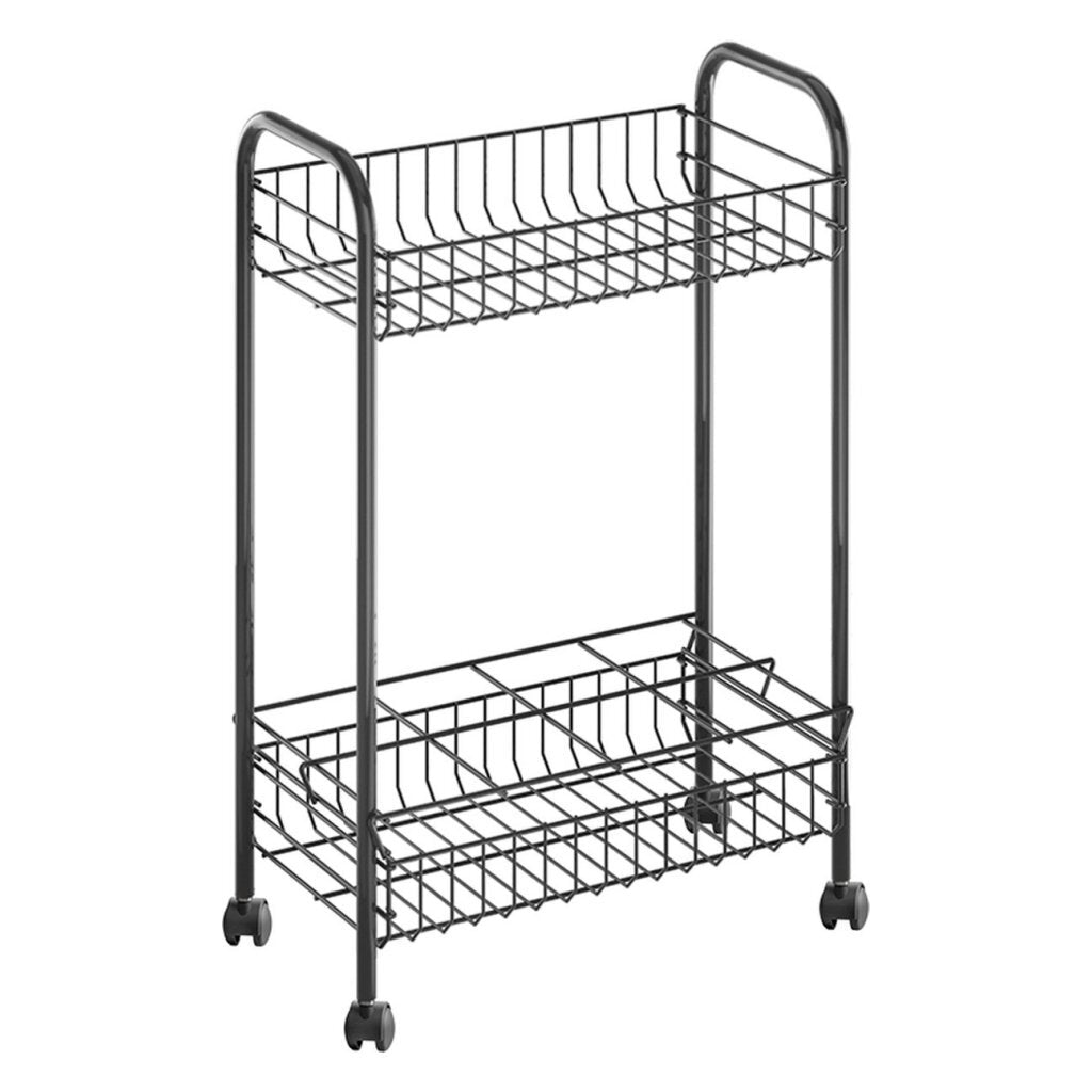 Metaltex Metaltex Belino Lava Trolly + Bottle Holder 23x41x63 Black